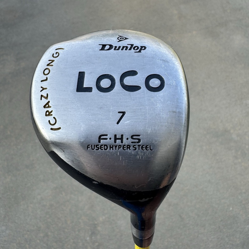 Dunlop Loco Crazy Long 7 Wood RH Right Hand Graphite Shaft Mid Firm Flex 42"